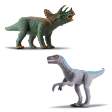 Triceratops e Velociraptor