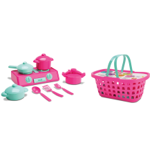 Cesta Kit Fogão Panelas Mamy Cook