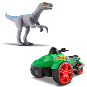 Triciclo c/ Fricção e Velociraptor