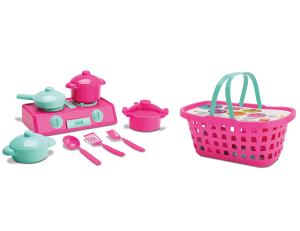 Cesta Kit Fogão Panelas Mamy Cook